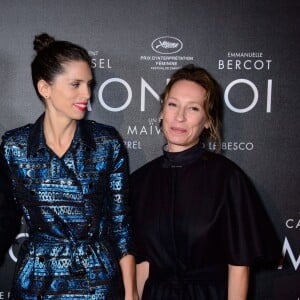 Maïwenn Le Besco et Emmanuelle Bercot - Avant-première du film "Mon Roi" au cinéma Gaumont Capucines à Paris, le 12 octobre 2015.