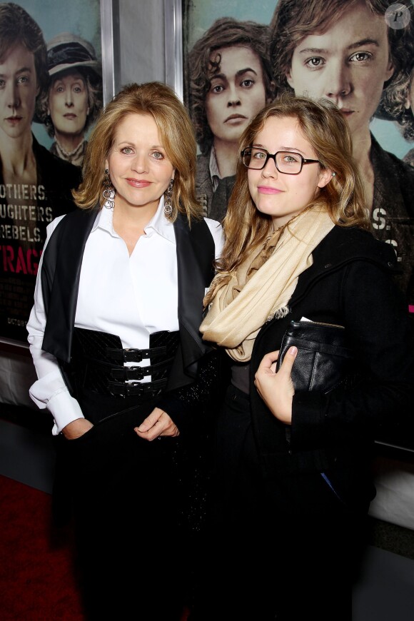 Renee Fleming et sa fille à l'avant-première du film Suffragette à New York, le 12 octobre 2015