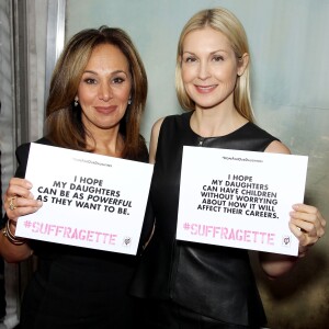 Rosanna Scotto, Kelly Rutherford à l'avant-première du film Suffragette à New York, le 12 octobre 2015