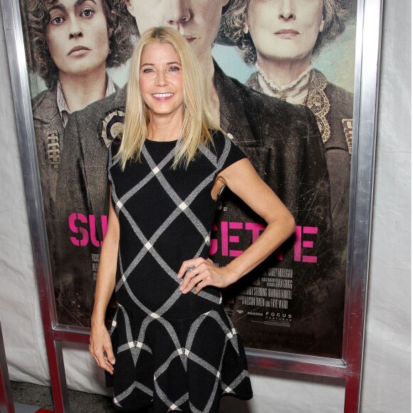 Candace Bushnell à l'avant-première du film Suffragette à New York, le 12 octobre 2015