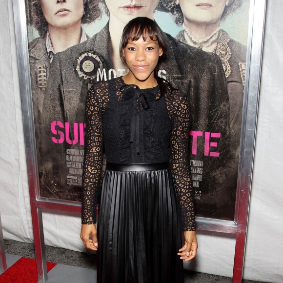 Nikki M. James à l'avant-première du film Suffragette à New York, le 12 octobre 2015