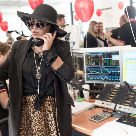 Laam - 11ème édition du "BGC Charity Day" à Paris le 11 septembre 2015 en mémoire aux 658 collaborateurs du groupe BGC partners (leader mondial du courtage interbancaire) disparus il y a 14 ans dans les attentats du World Trade Center le 11 septembre 2001.