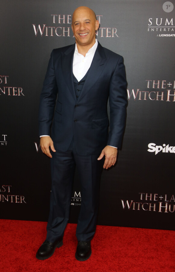 Vin Diesel à la première du film 'The Last Witch Hunter' à New York, le 13 octobre 2015