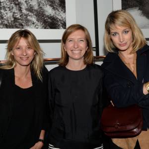 Exclusif - Sarah Lavoine, Sophie Lacoste et Pauline Lefèvre - Soirée d'ouverture de la boutique Fusalp au 8 rue des Blancs Manteaux à Paris le 6 octobre 2015.