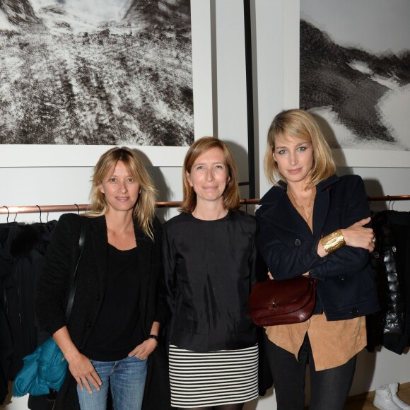 Exclusif - Sarah Lavoine, Sophie Lacoste et Pauline Lefèvre - Soirée d'ouverture de la boutique Fusalp au 8 rue des Blancs Manteaux à Paris le 6 octobre 2015.