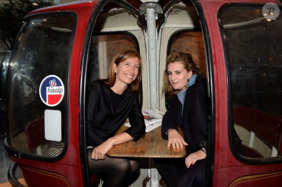 Exclusif - Sophie Lacoste et Marie-Amélie Seigner - Soirée d'ouverture de la boutique Fusalp au 8 rue des Blancs Manteaux à Paris le 6 octobre 2015.