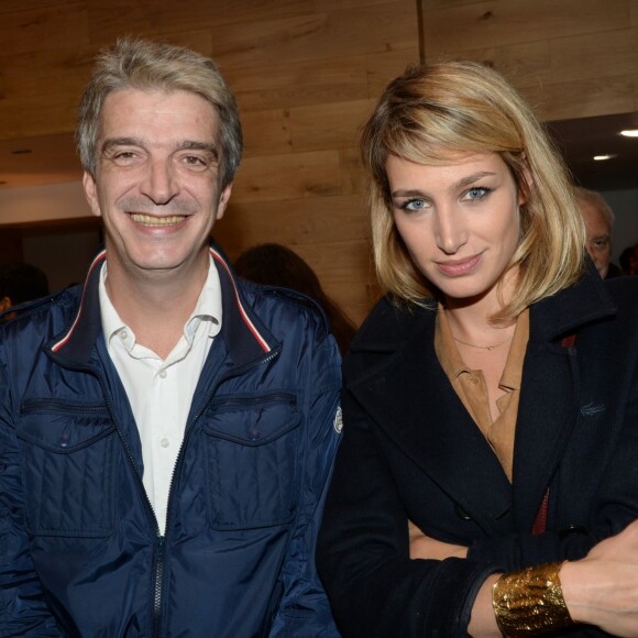 Exclusif - Philippe Lacoste et Pauline Lefèvre - Soirée d'ouverture de la boutique Fusalp au 8 rue des Blancs Manteaux à Paris le 6 octobre 2015.
