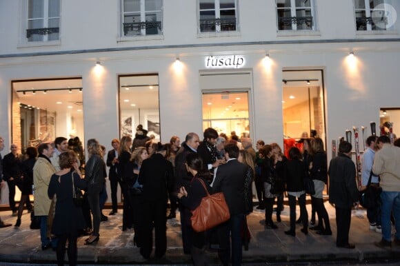 Exclusif - Soirée d'ouverture de la boutique Fusalp au 8 rue des Blancs Manteaux à Paris le 6 octobre 2015.