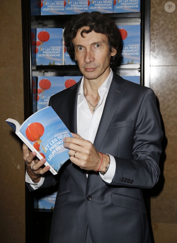 Hugues Royer - Soirée du lancement du nouveau livre de Hugues Royer intitulé "Et les rêves prendront leur revanche" à l'hôtel Montalembert, à Paris, le 15 octobre 2015.