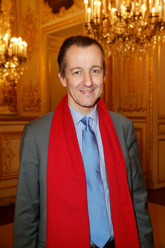 Christophe Barbier - 23ème cérémonie des Prix du Trombinoscope dans les salons de l'Hôtel de Lassay à Paris le 27 janvier 2015.