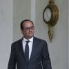 François Hollande - Sortie du conseil des ministres du mercredi 14 octobre au palais de l'Elysée à Paris. Le 14 octobre 2015