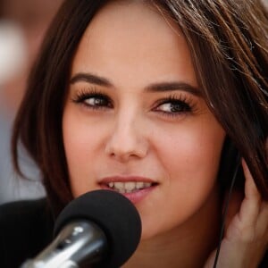 Exclusif - La chanteuse Alizée et sa fille Annily ont participé à la dernière journée de la 9ème édition de l'association 'La Marie Do' à Ajaccio en tant que marraine le 11 octobre 2015.