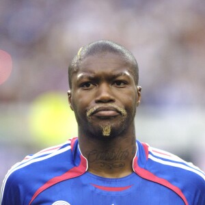 Djibril Cissé lors du match France - Mexique, au Stade de France, à Saint-Denis, le 27 mai 2006