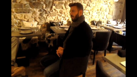 M. Pokora explique les raisons pour lequelles il a ouvert son restaurant à Annecy. Le 20 octobre 2015.