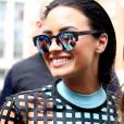 Demi Lovato arrive à la radio NRJ à Paris le 7 septembre 2015.  Actress Demi Lovato arrives at NRJ radio station in Paris on september 7th, 2015.07/09/2015 - Paris