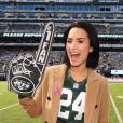 Demi Lovato au match des New York Jets contre les Washington Redskins au stade Metlife dans le New Jersey, le 18 octobre 2015