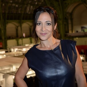 Fabienne Carat - Soirée d'inauguration de la Fiac 2015 organisée par Orange au Grand Palais à Paris, le 21 octobre 2015.