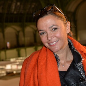 Sandrine Quétier - Soirée d'inauguration de la Fiac 2015 organisée par Orange au Grand Palais à Paris, le 21 octobre 2015.