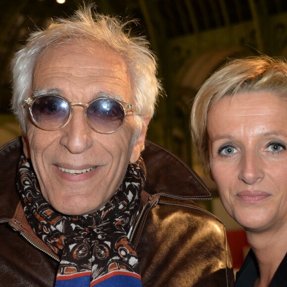 Gérard Darmon et sa femme Christine - Soirée d'inauguration de la Fiac 2015 organisée par Orange au Grand Palais à Paris, le 21 octobre 2015.