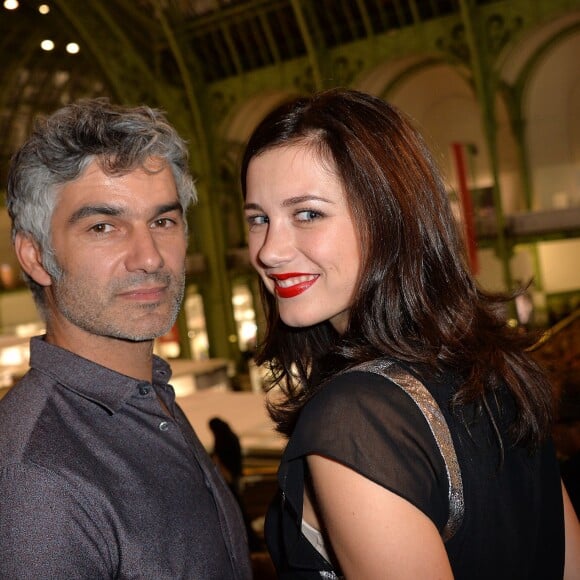 François Vincentelli et sa compagne Alice Dufour - Soirée d'inauguration de la Fiac 2015 organisée par Orange au Grand Palais à Paris, le 21 octobre 2015.