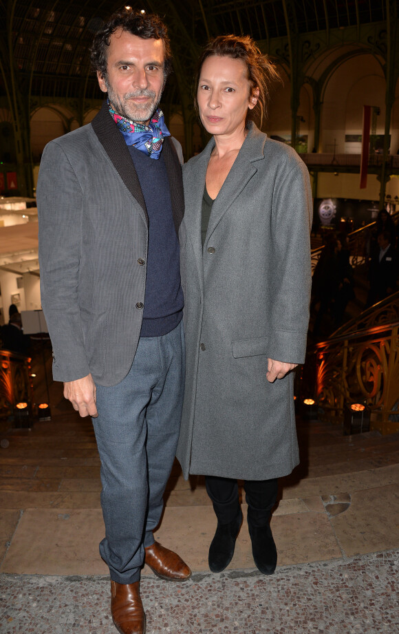 Eric Lartigau et Emmanuelle Bercot - Soirée d'inauguration de la Fiac 2015 organisée par Orange au Grand Palais à Paris, le 21 octobre 2015.