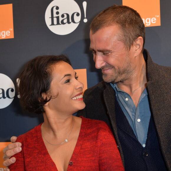 Saïda Jawad et Alexandre Brasseur - Soirée d'inauguration de la Fiac 2015 organisée par Orange au Grand Palais à Paris, le 21 octobre 2015. ©Veeren/Bestimage