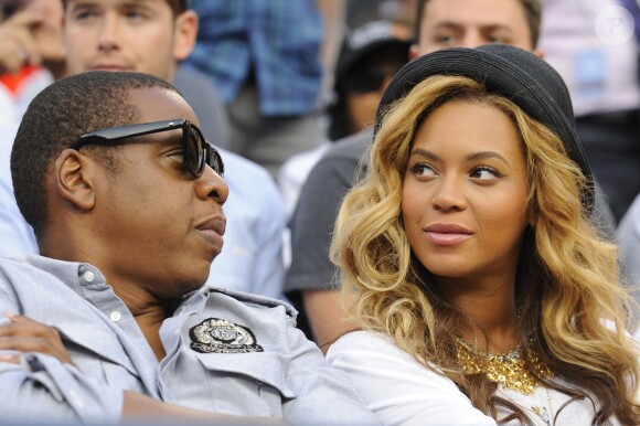 Jay-Z et Beyoncé Knowles en septembre 2011 à l'Us Open