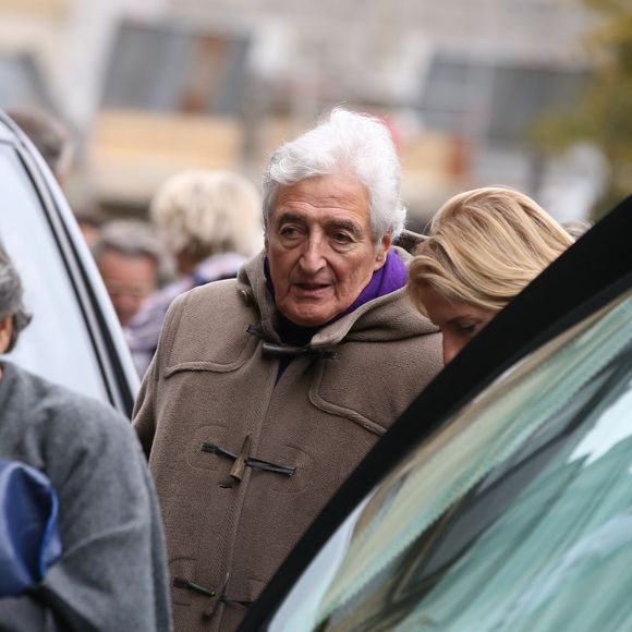 Jean-Loup Dabadie - Obsèques de Danièle Delorme en l'église de Saint-Germain-des Prés à Paris le 23 octobre 2015.