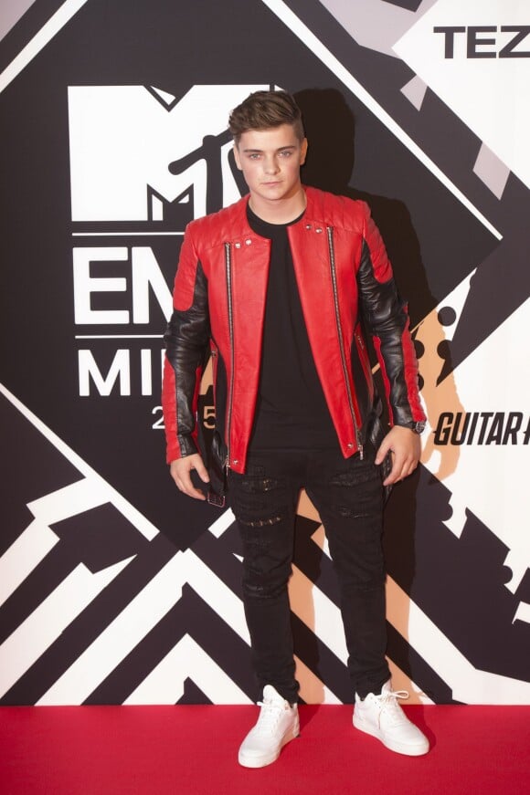 Martin Garrix lors des MTV Europe Music Awards 2015 au Mediolanum Forum. Milan, le 25 octobre 2015.
