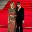 Léa Seydoux et Monica Bellucci - Première mondiale du nouveau James Bond "007 Spectre" au Royal Albert Hall à Londres le 26 octobre 2015.