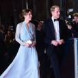 Le prince Harry, le prince William et Kate Middleton - Première mondiale du nouveau James Bond "007 Spectre" au Royal Albert Hall à Londres le 26 octobre 2015.