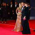 Léa Seydoux, Daniel Craig et Monica Bellucci - Première mondiale du nouveau James Bond "007 Spectre" au Royal Albert Hall à Londres le 26 octobre 2015.