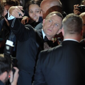 Daniel Craig - Première mondiale du nouveau James Bond "007 Spectre" au Royal Albert Hall à Londres le 26 octobre 2015.