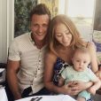 Natasha Hamilton et Ritchie Neville ainsi que leur fille / photo postée sur le compte Instagram de la chanteuse anglaise.