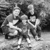 Les trois garçons de Natasha Hamilton, fruits de son premier mariage / photo postée sur le compte Instagram de la chanteuse anglaise.