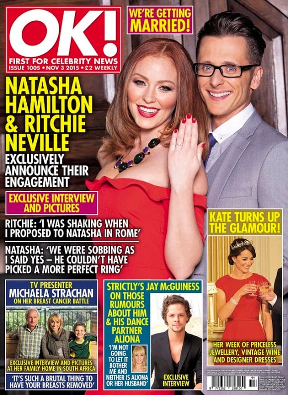 Retrouver l'intégralité de l'interview de Natasha Hamilton et Ritchie Neville dans le magazine OK en kiosques cette semaine