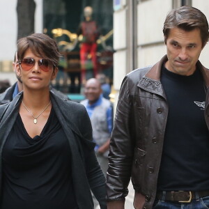 Olivier Martinez et Halle Berry à Paris le 11 juin 2013.