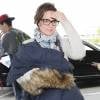 Tina Fey prend un vol à l'aéroport de Los Angeles, le 12 janvier 2015