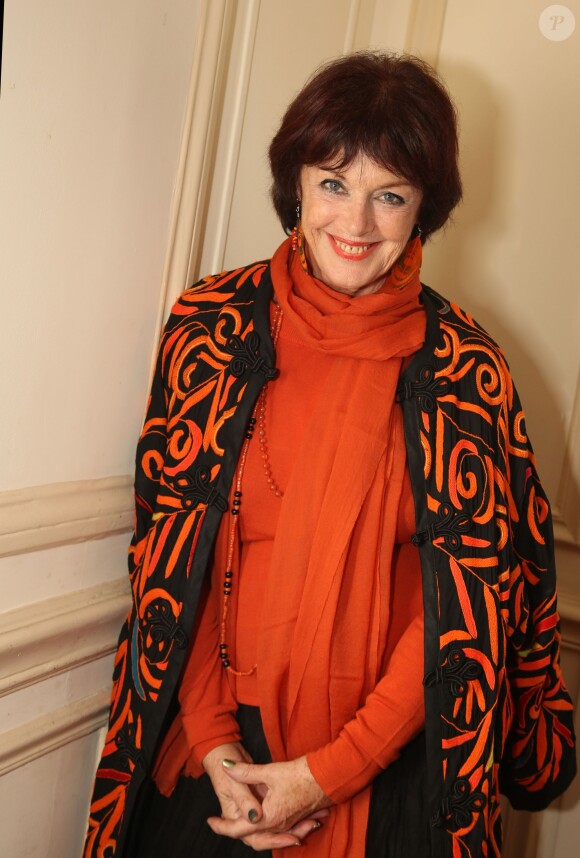 Exclusif - Anny Duperey - Spectacle "Elles se croient toutes Joly" en hommage à Sylvie Joly, mis en scène par Pierre Palmade, au théâtre de Paris dans le 9ème arrondissement à Paris, le 26 octobre 2015.
