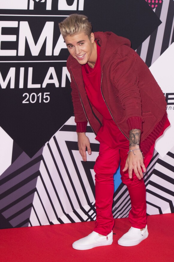 Justin Bieber - MTV Europe Music Awards 2015 au Mediolanum Forum à Milan, le 25 octobre 2015