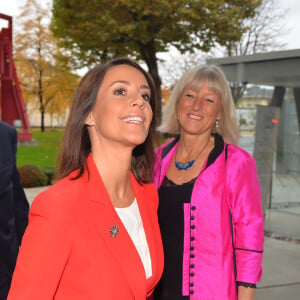 La princesse Marie de Danemark au siège de l'UNESCO à Paris le 28 octobre 2015, pour une conférence marquant le 70e anniversaire de cette branche des Nations unies.