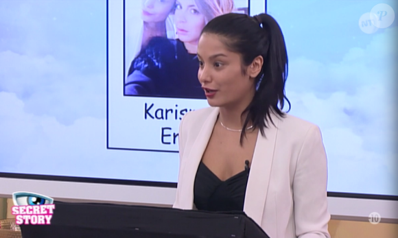 Karisma, dans la quotidienne de Secret Story 9 sur NT1, le vendredi 30 octobre 2015.