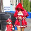 Alessandra Ambrosio en costumes d'Halloween avec son fils Noah Mazur dans les rues de Los Angeles, le 30 novembre 2015