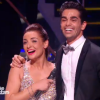 Priscilla Betti et son danseur Christophe Licata dans Danse avec les stars 6, sur TF1, le samedi 31 octobre 2015