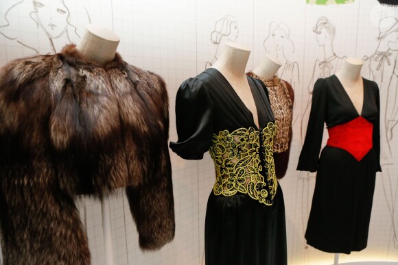 Exclusif - Exposition "Yves Saint Laurent 1971: la collection du scandale" à la fondation Pierre Bergé - Yves Saint Laurent à Paris le 17 mars 2015.