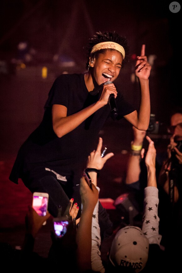 Willow & Jaden Smith - Premier festival de musique Afropunk à Paris Music Festival, au Trianon, le 24 mai 2015
