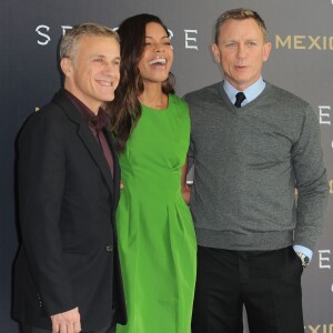 Christoph Waltz, Naomie Harris, Daniel Craig - Photocall du film "007 Spectre" à l'hôtel St.Regis à Mexico, le 1er novembre 2015.  Celebrities at the Mexico City photocall for 'Spectre' at the Hotel St. Regis in Mexico City, Mexico on November 1, 2015.01/11/2015 - Mexico