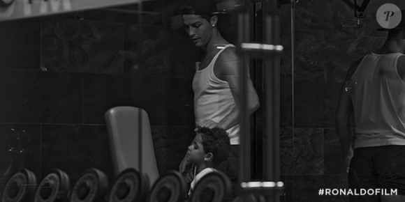 Cristiano Ronaldo avec son fils Cristiano Jr - Photo publiée le 24 octobre 2015