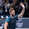 Benoît Paire après sa victoire sur Gaël Monfils au premier tour du BNP Paribas Masters à l'Accor Hotels Arena de Paris le 2 novembre 2015 © Giancarlo Gorassini