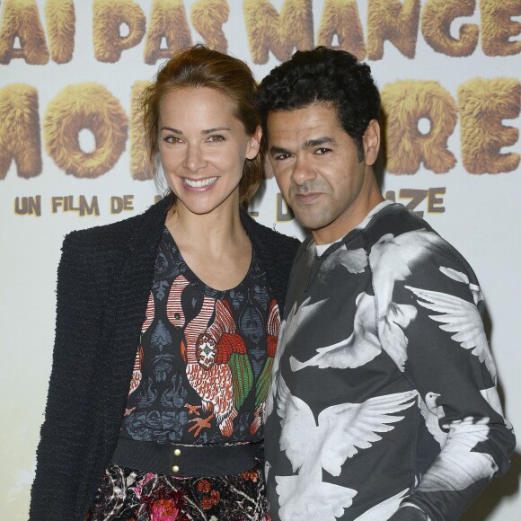 Jamel Debbouze et sa femme Mélissa Theuriau - Avant-première du film "Pourquoi j'ai pas mangé mon père" au Pathé Beaugrenelle à Paris, le 29 mars 2015.